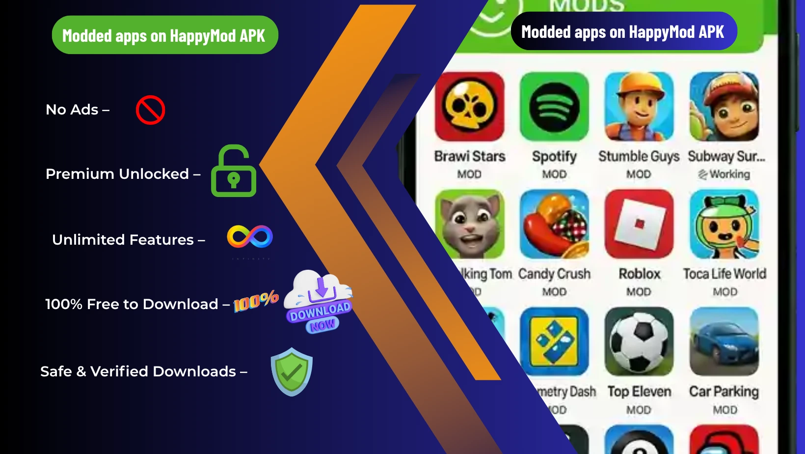 Modded Apps on HappyMod APK – Free Premium Android Apps with No Ads